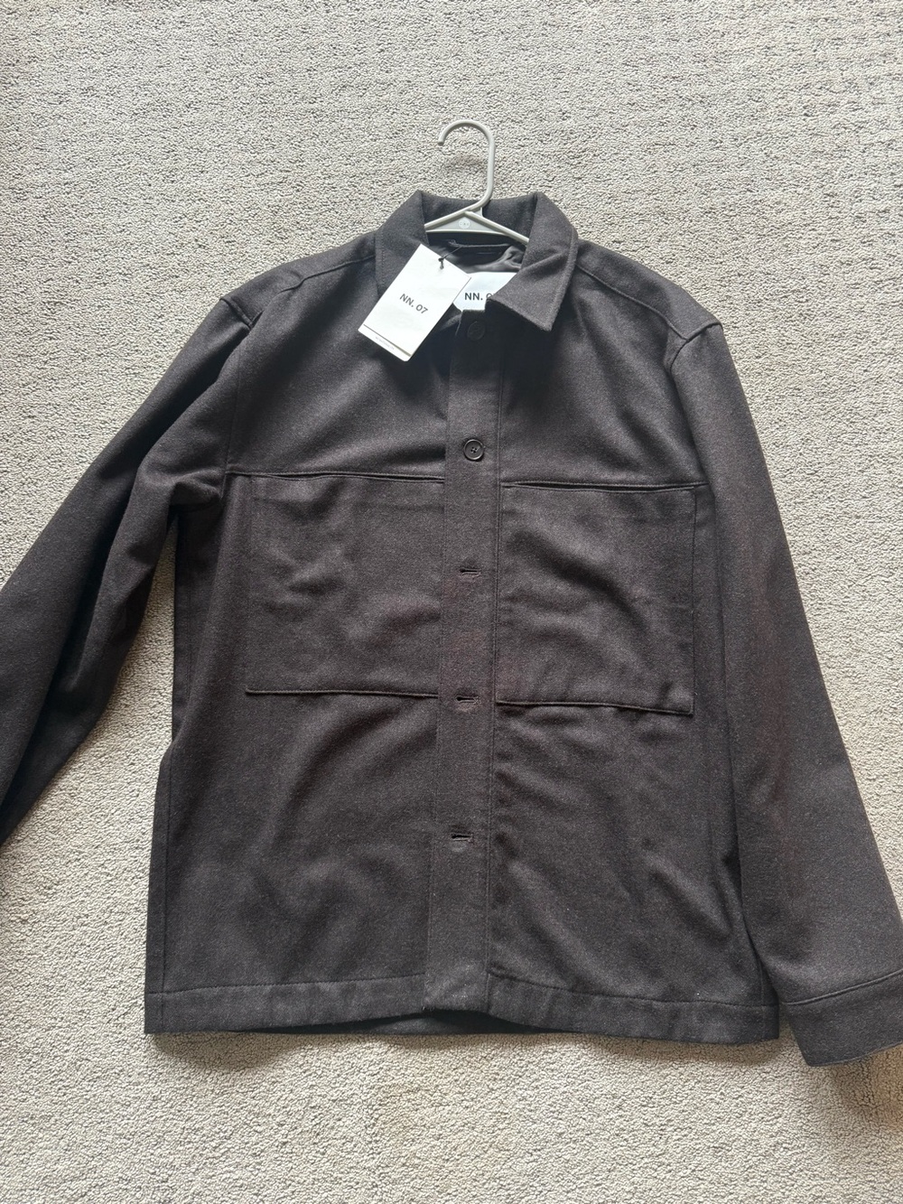 Men's Dark Brown Utility Jacket